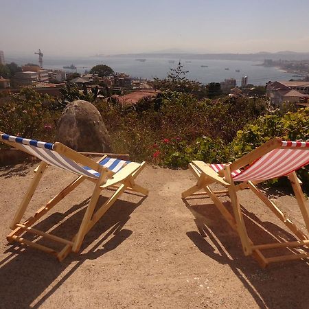 Hostal Faro Azul Valparaiso Bagian luar foto