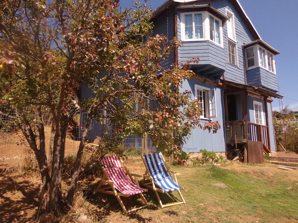 Hostal Faro Azul Valparaiso Bagian luar foto